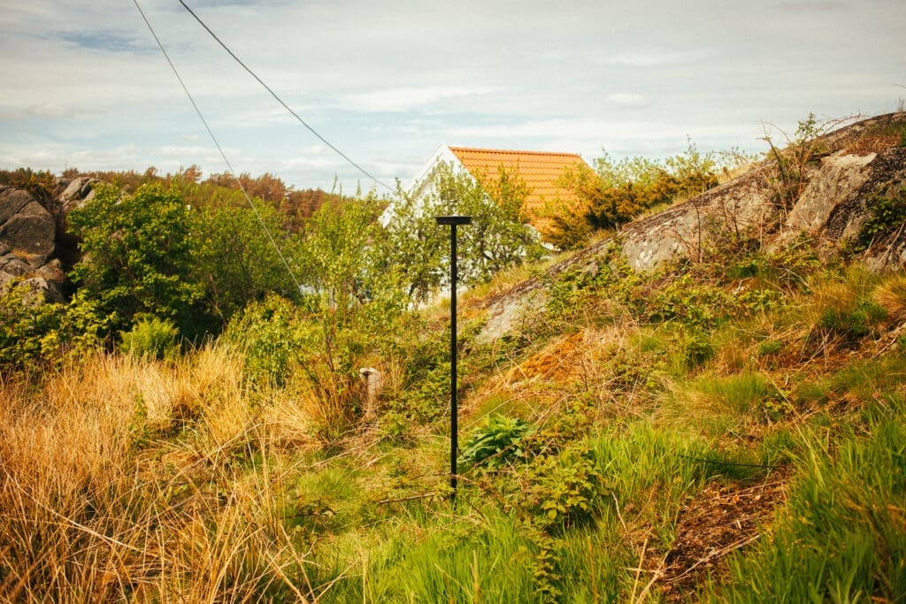 GPS-pålen.